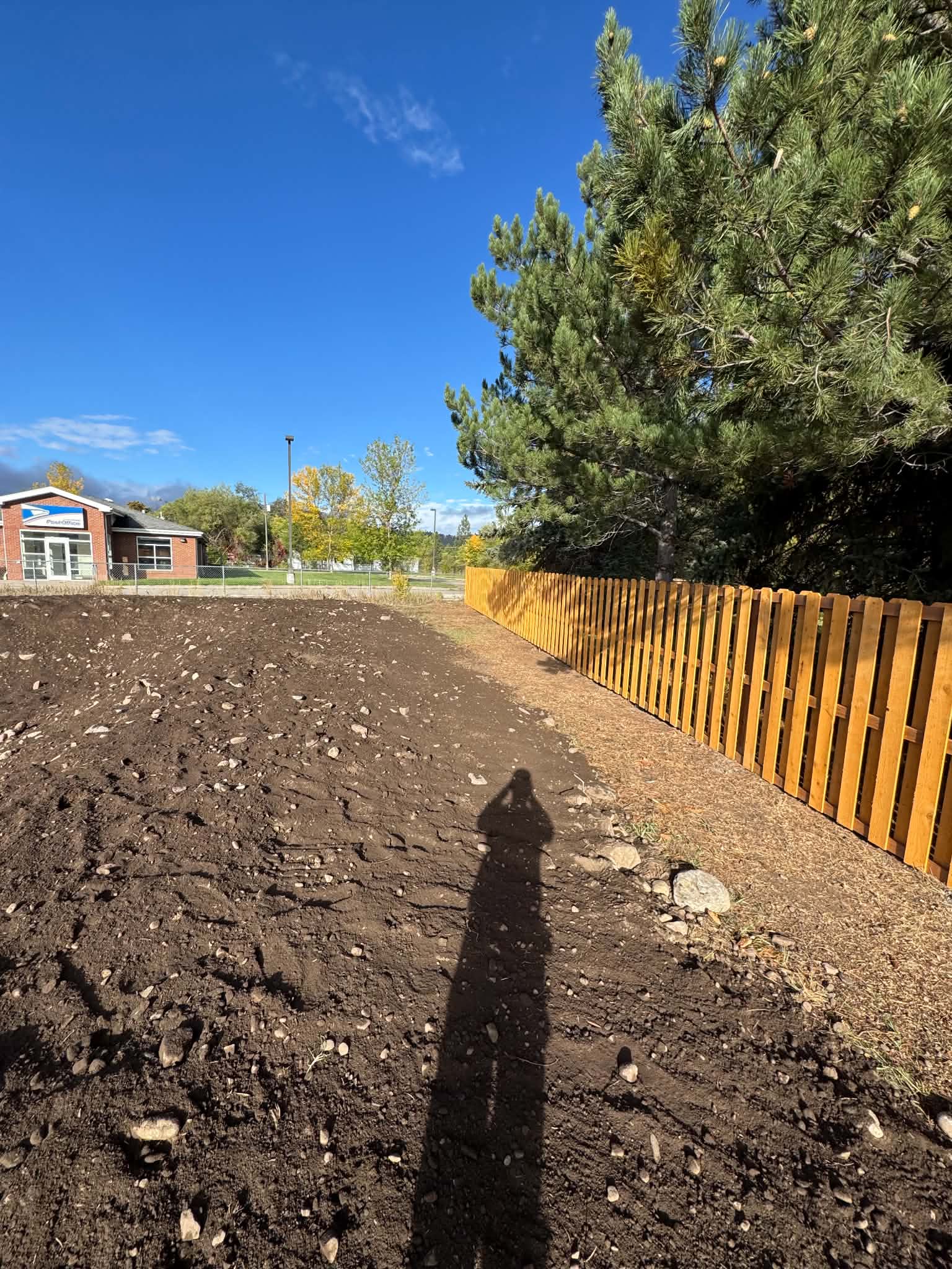 Cleared residential lot